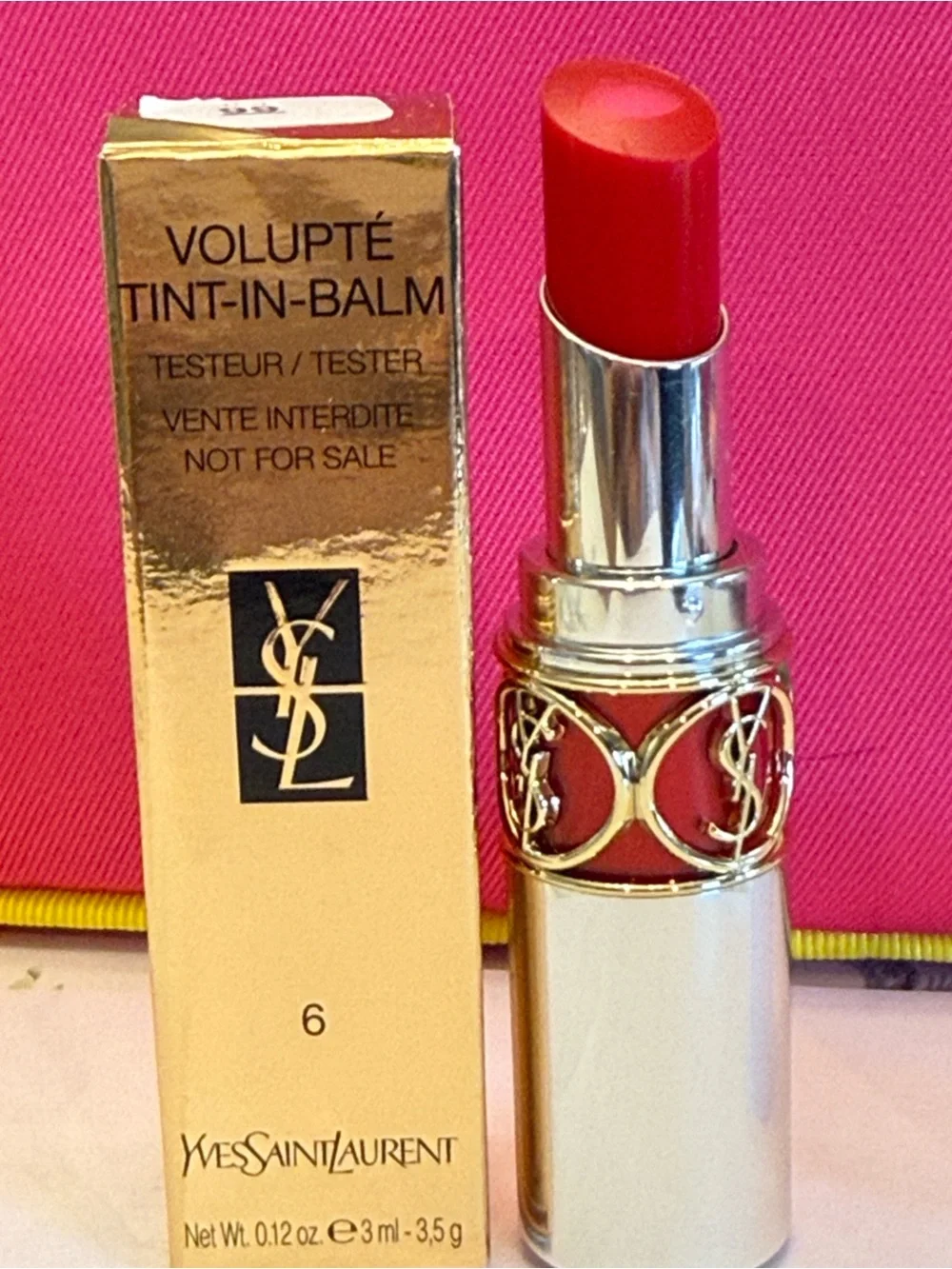 Yves Saint Laurent Volupté Tint-In-Balm Lip Tint - Pink (Shade 6)
